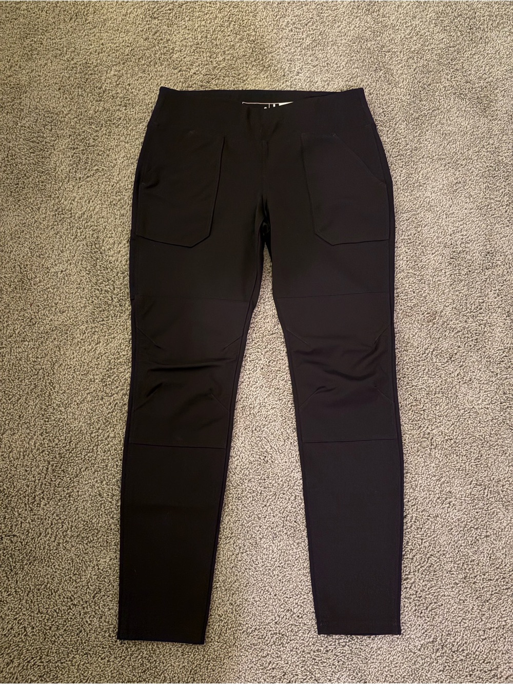 Carhartt Force Black Utility Leggings Womens Size M Fitted Mid Rise Pull On